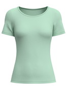 Femme - T-shirt á manches courtes en Coton de couleur Turquoise, Unicolore, de la série Natural Comfort de CALIDA