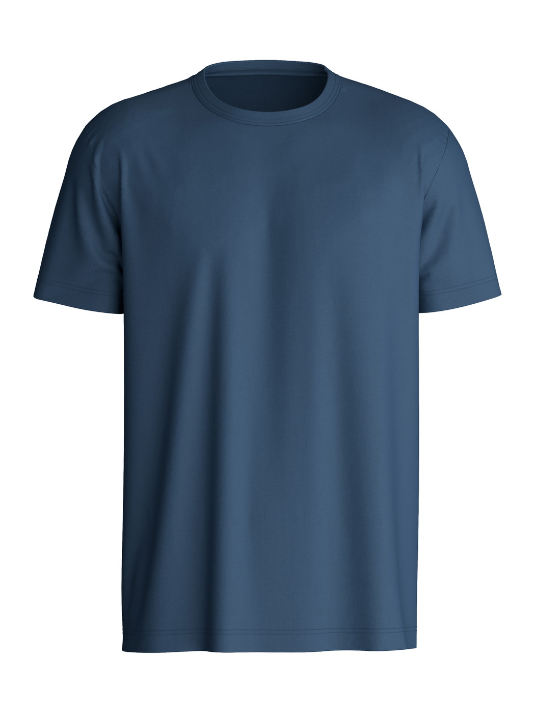 Herren - Kurzarm-Shirt aus 100% Baumwolle in Blau, Einfarbig aus Serie RMX Sleep Holiday von CALIDA