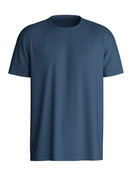 Herren - Kurzarm-Shirt aus 100% Baumwolle in Blau, Einfarbig aus Serie RMX Sleep Holiday von CALIDA