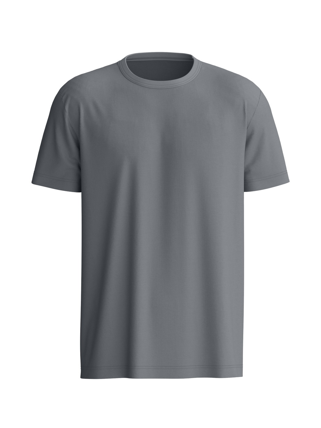 Herren - Kurzarm-Shirt aus 100% Baumwolle in Grau, Einfarbig aus Serie RMX Sleep Leisure von CALIDA