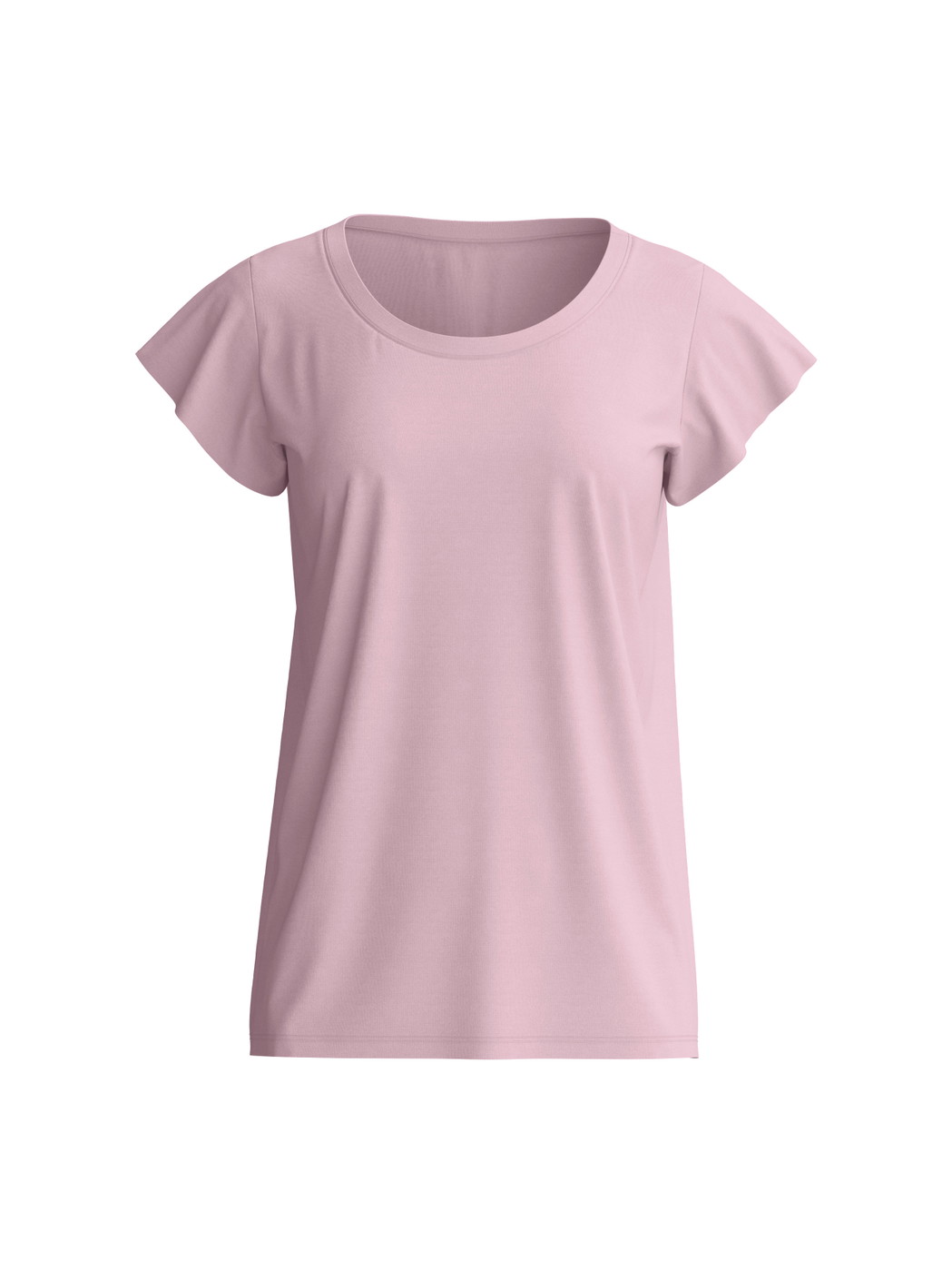Damen - Kurzarm-Shirt aus Modal in Violett, Einfarbig aus Serie DSW Balancing von CALIDA
