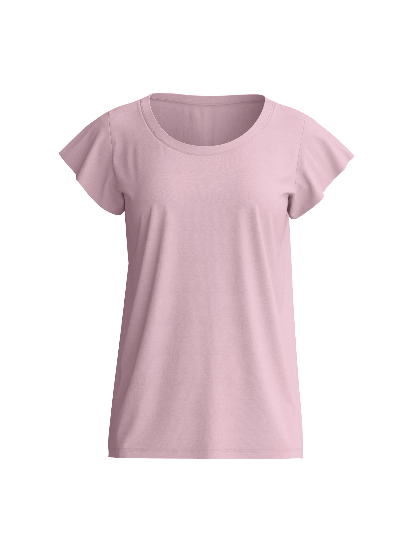Femme - T-Shirt à manches courtes en Modal de couleur Violet, Unicolore, de la série DSW Balancing de CALIDA