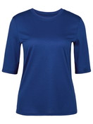 Damen - Kurzarm-Shirt aus Modal in Blau, Einfarbig aus Serie Favourites Serenity von CALIDA