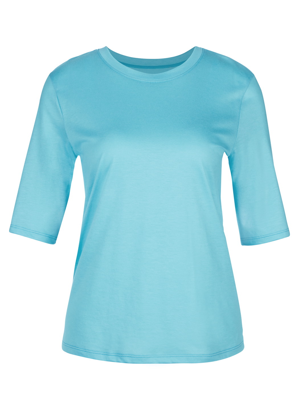 Femme - T-Shirt à manches courtes en Modal de couleur Turquoise, Unicolore, de la série Favourites Energy de CALIDA