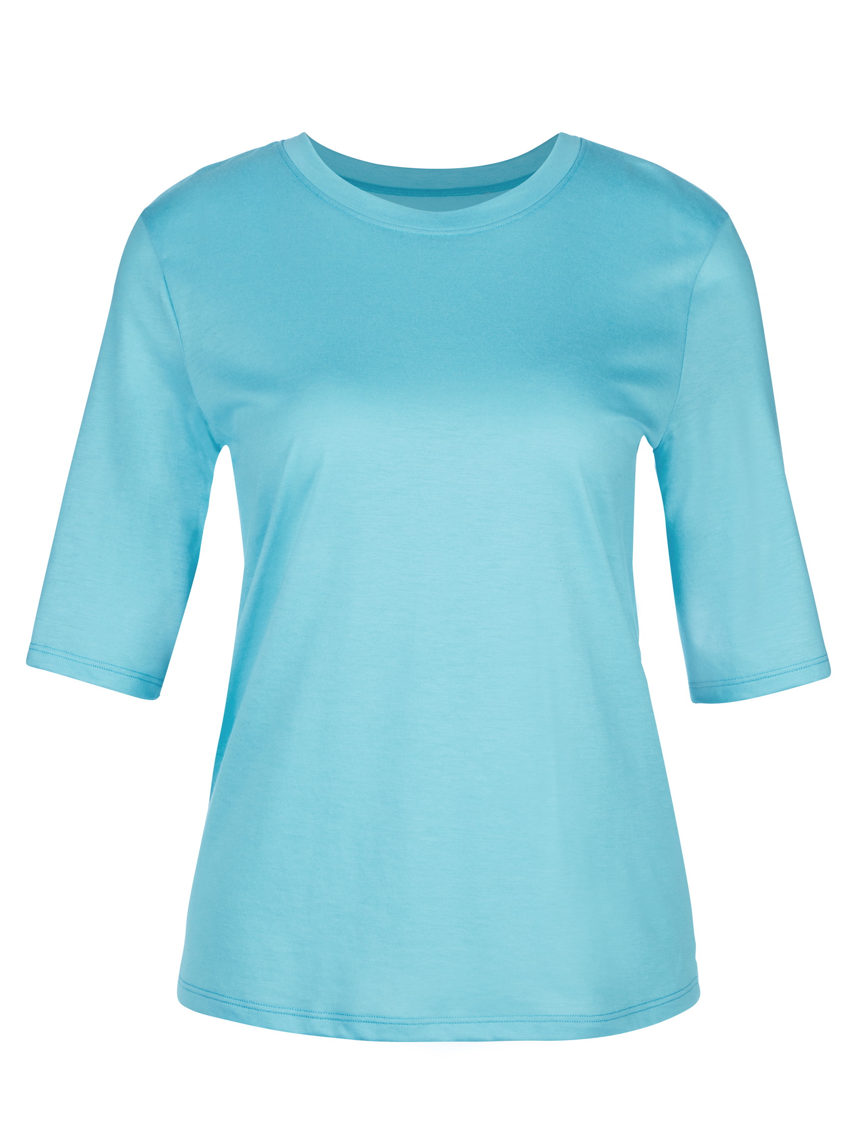 Femme - T-Shirt à manches courtes en Modal de couleur Turquoise, Unicolore, de la série Favourites Energy de CALIDA
