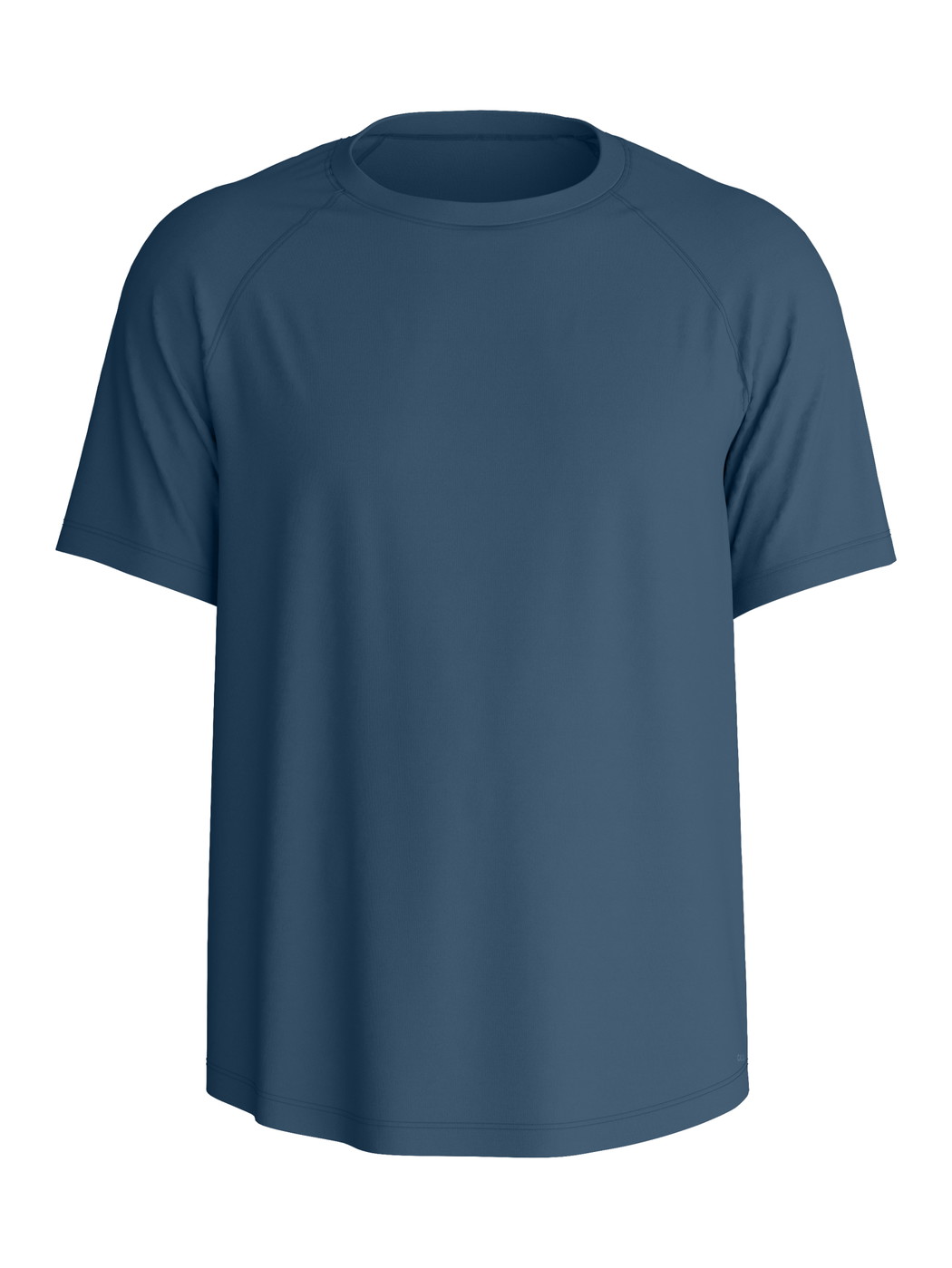Herren - Kurzarm-Shirt aus Modal in Blau, Einfarbig aus Serie Balanced Day von CALIDA