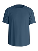 Herren - Kurzarm-Shirt aus Modal in Blau, Einfarbig aus Serie Balanced Day von CALIDA