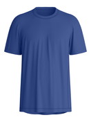 Herren - Kurzarm-Shirt aus Modal in Blau, Einfarbig aus Serie DSW Balancing von CALIDA