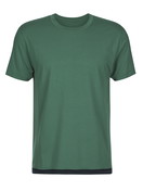 Herren - Kurzarm-Shirt aus Modal in Grün, Einfarbig aus Serie DSW Balancing von CALIDA