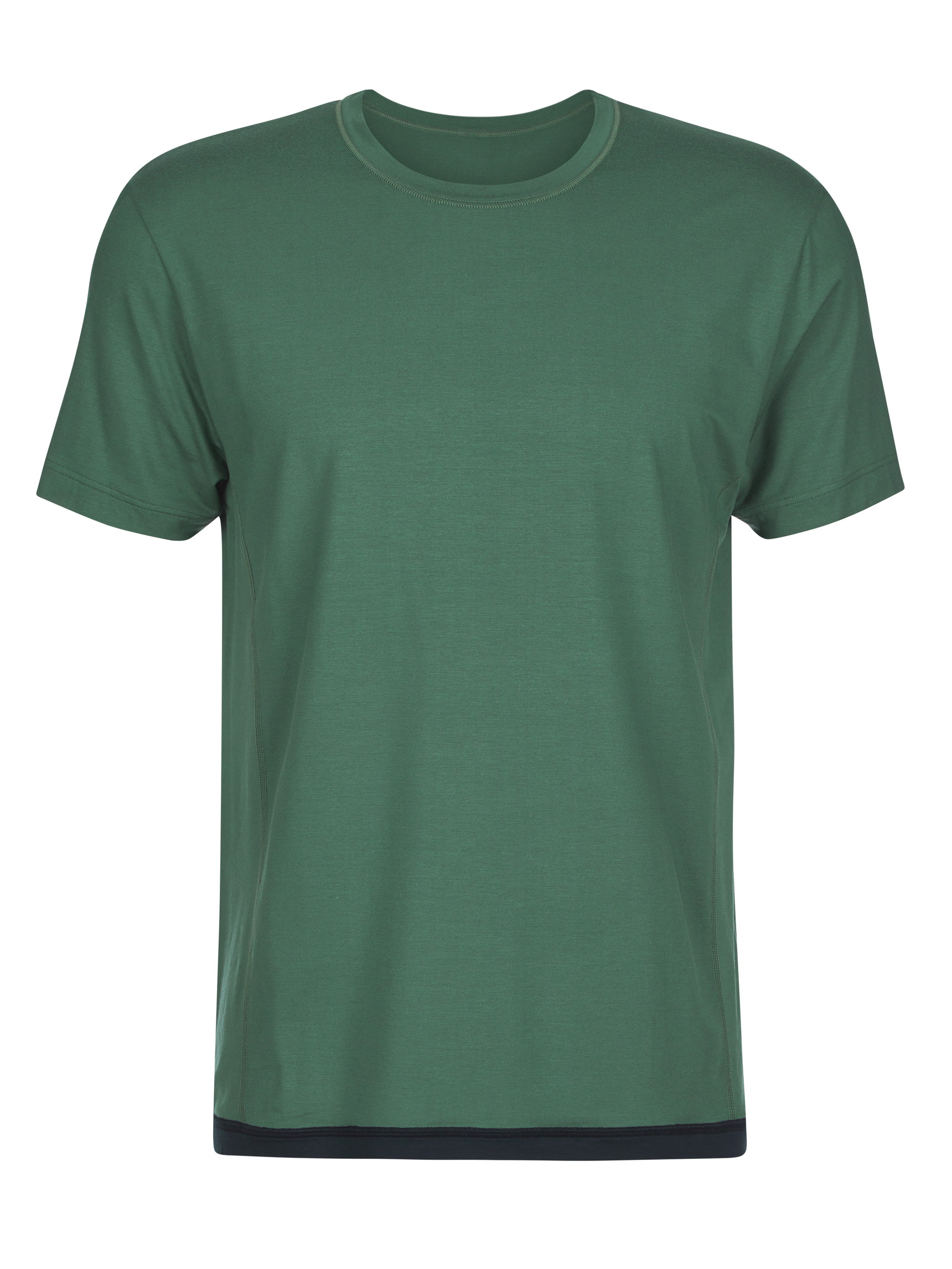 Uomo - Shirt a manica corta in Modal di colore Verde, Tinta unita, della serie DSW Balancing di CALIDA