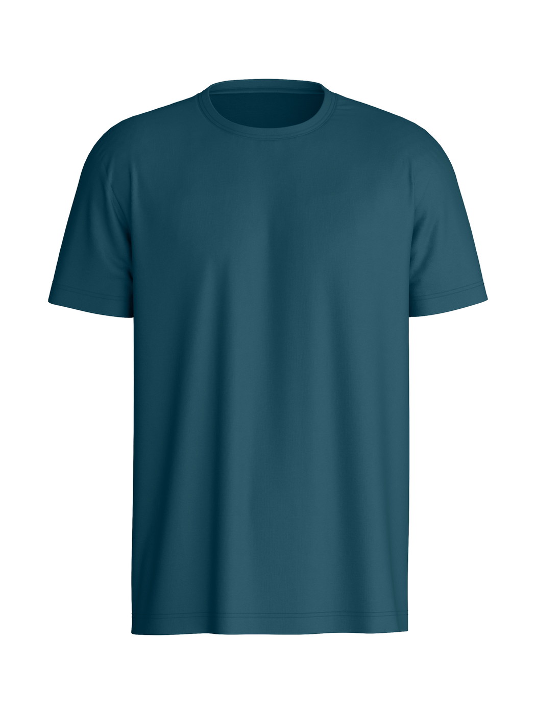 Men - Short-sleeved shirt made of Pima® Cotton in Turquoise, Unicoloured, from the RMX Sleep Free series by CALIDA
