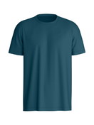 Men - Short-sleeved shirt made of Pima® Cotton in Turquoise, Unicoloured, from the RMX Sleep Free series by CALIDA