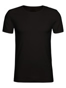 Uomo - T-Shirt in Cotone di colore Nero, Tinta unita, della serie Cotton Code di CALIDA