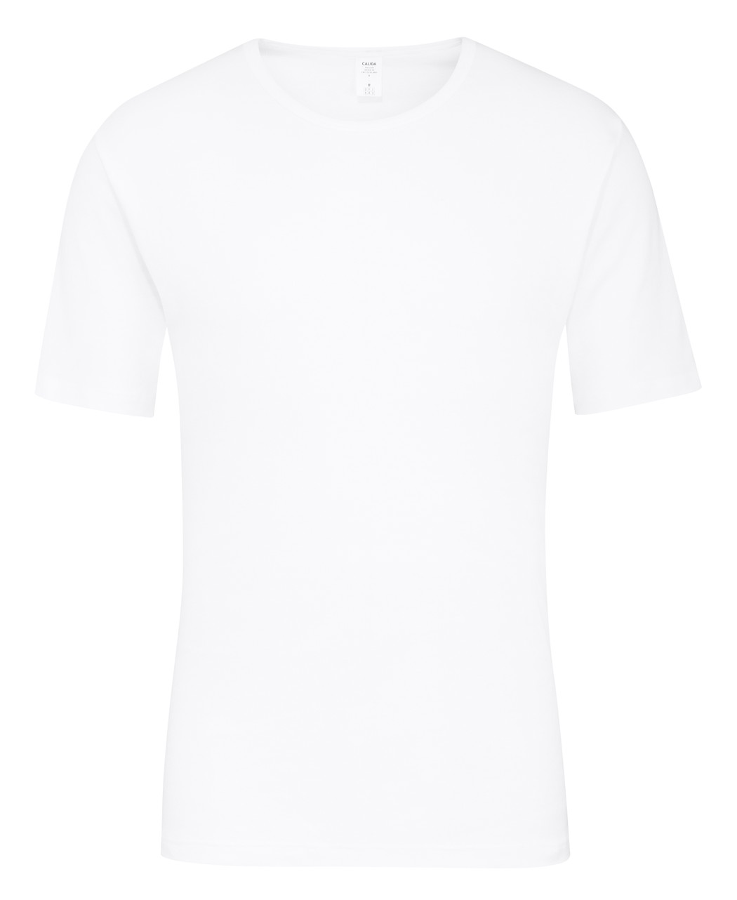 Uomo - T-shirt in 100% cotone di colore Bianco, Tinta unita, della serie Cotton 1:1 di CALIDA