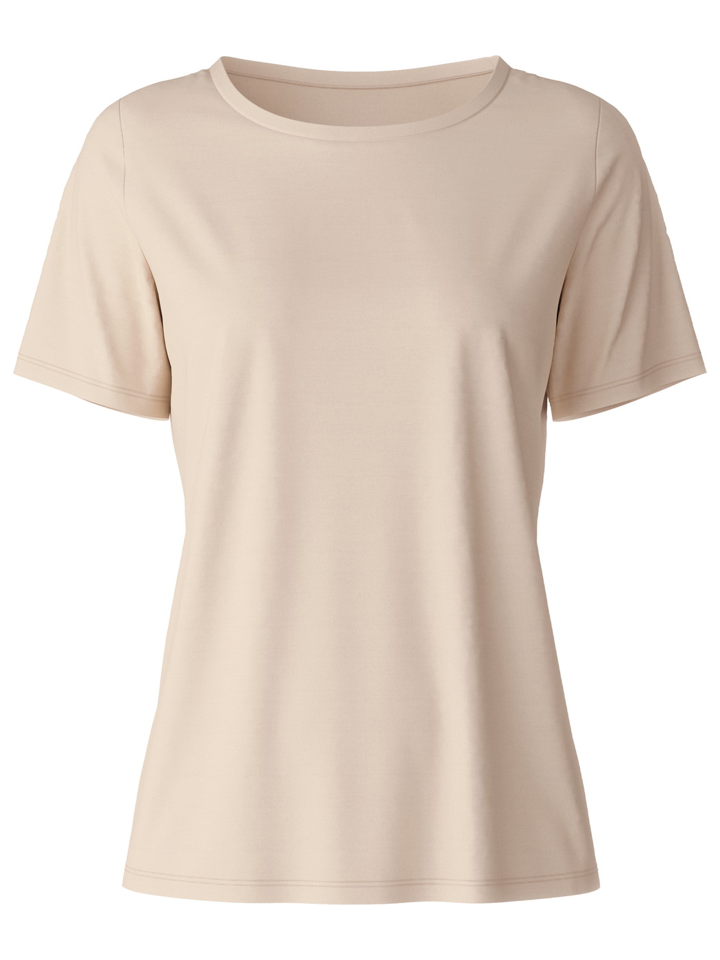 Damen - Kurzarm-Shirt aus Modal in Beige, Einfarbig aus Serie Favourites Sun von CALIDA