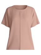 Damen - Kurzarm-Shirt aus Modal in Braun, Einfarbig aus Serie Natural Loungewear von CALIDA