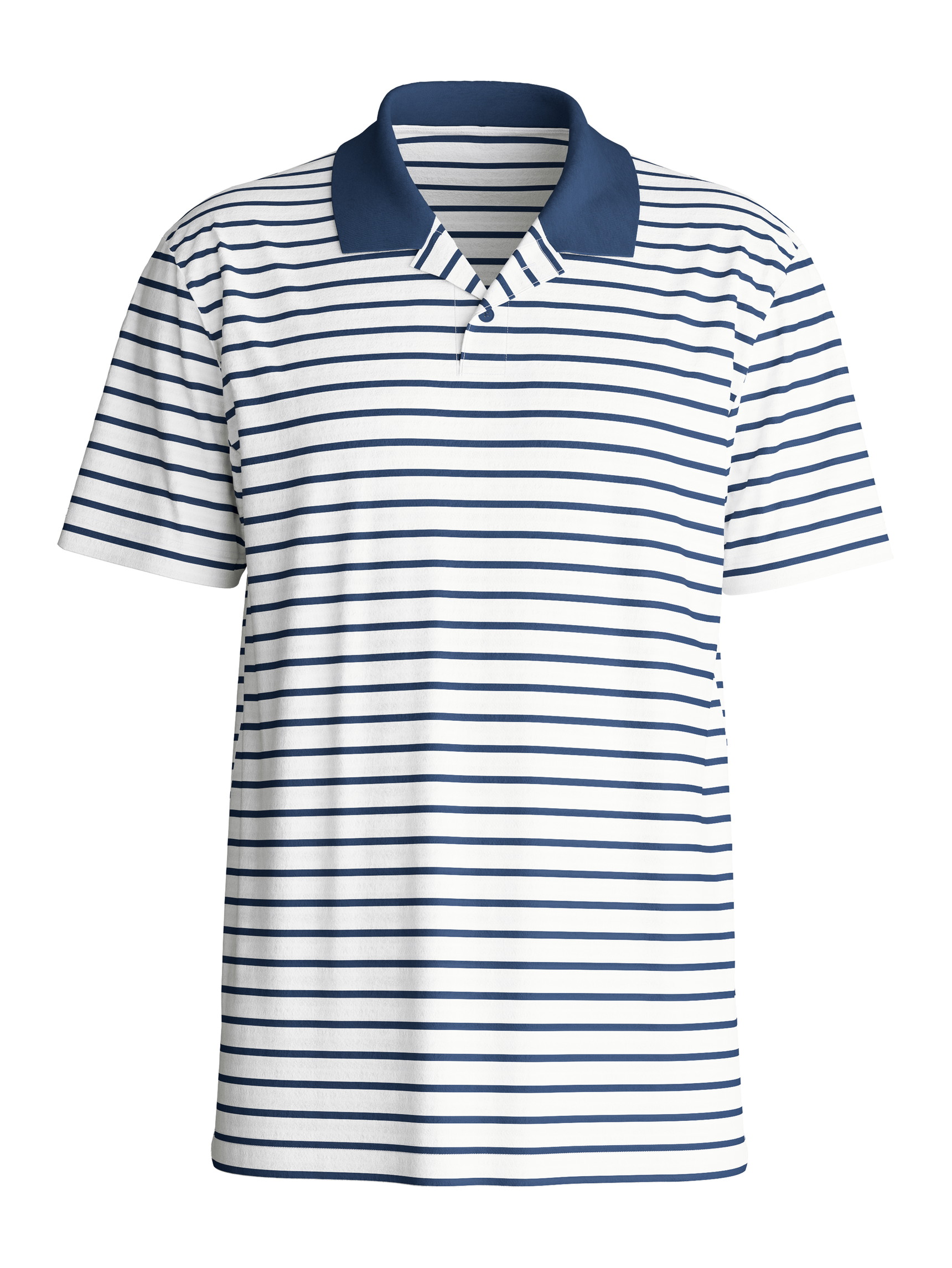 Uomo - polo in 100% cotone di colore Blu, A righe, della serie RMX Lounge Journey di CALIDA