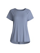 Women - Shirt short sleeve made of Lyocell in Blue, Unicoloured, from the DSW Cooling series by CALIDA