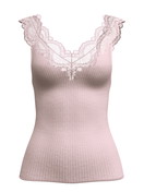 Damen - Tank-Top aus TENCEL™ Modal aus Modal in Violett, Spitze aus Serie Feminine Lounge von CALIDA