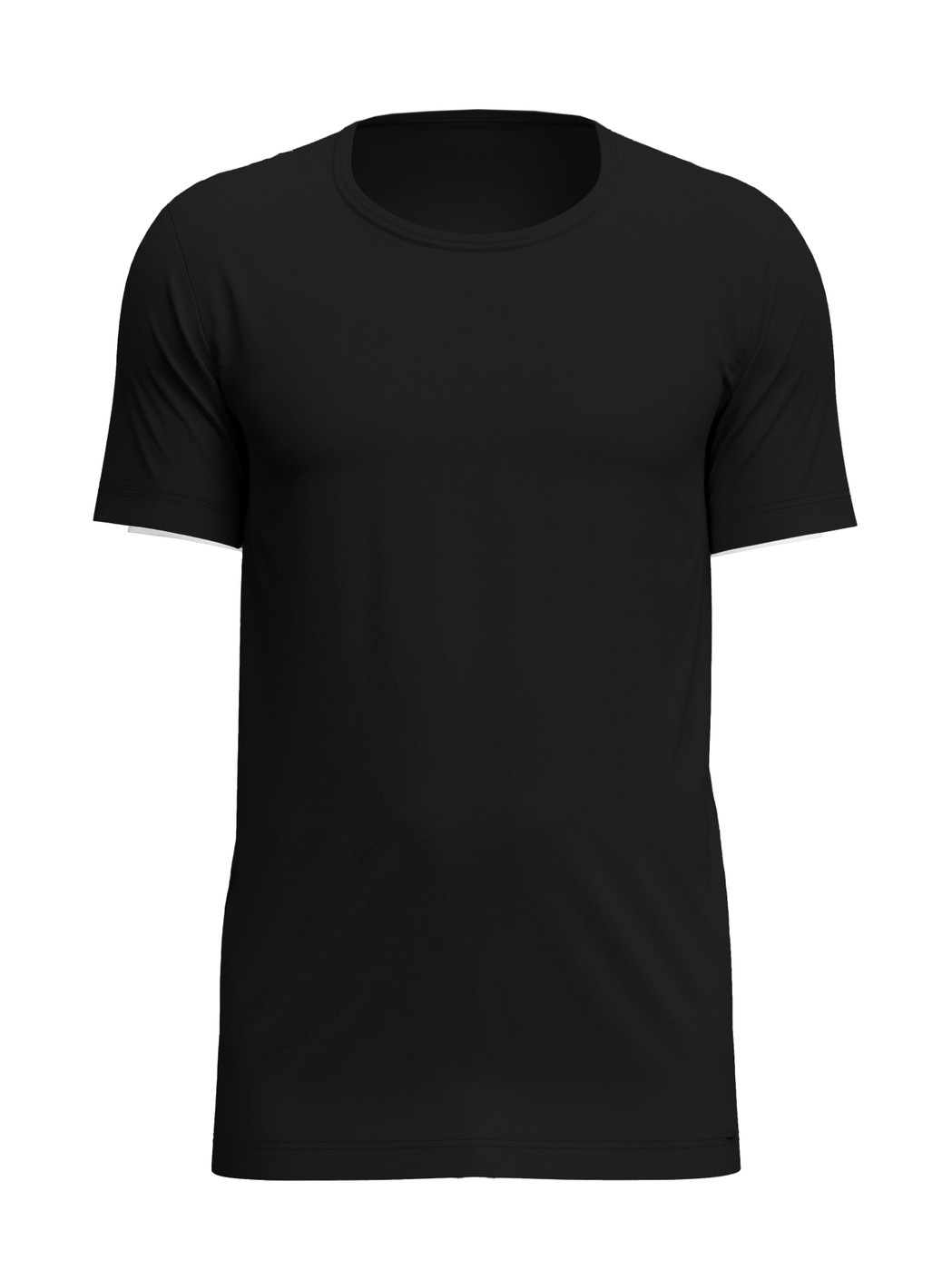 Men - T-Shirt made of Lyocell in Black, Unicoloured, from the Focus series by CALIDA