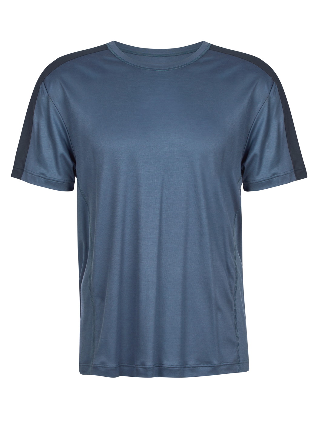 Homme - T-Shirt à manches courtes en Lyocell de couleur Bleu, Unicolore, de la série DSW Cooling de CALIDA