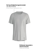 Men - Shirt short sleeve made of Lyocell in Grey, Unicoloured, from the DSW Cooling series by CALIDA