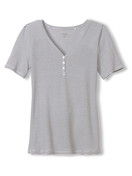 Femme - Chemise à manches courtes en Modal de couleur Bleu, Rayée, de la série Favourites Dreams de CALIDA