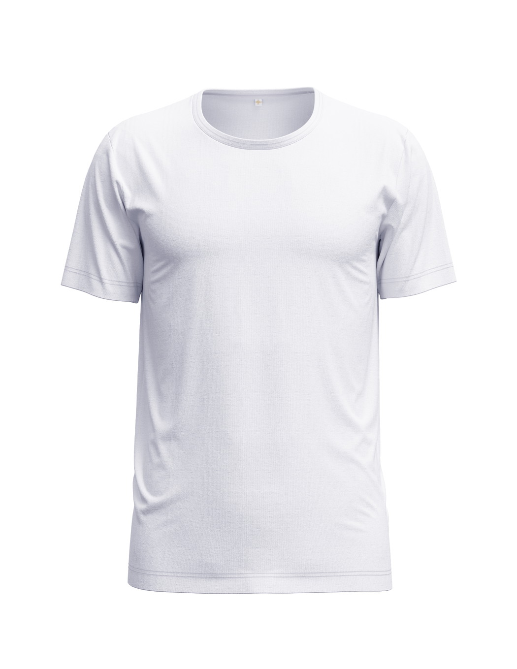 Herren - T-Shirt aus TENCEL™ in Weiß, Einfarbig aus Serie Natural Cooling von CALIDA