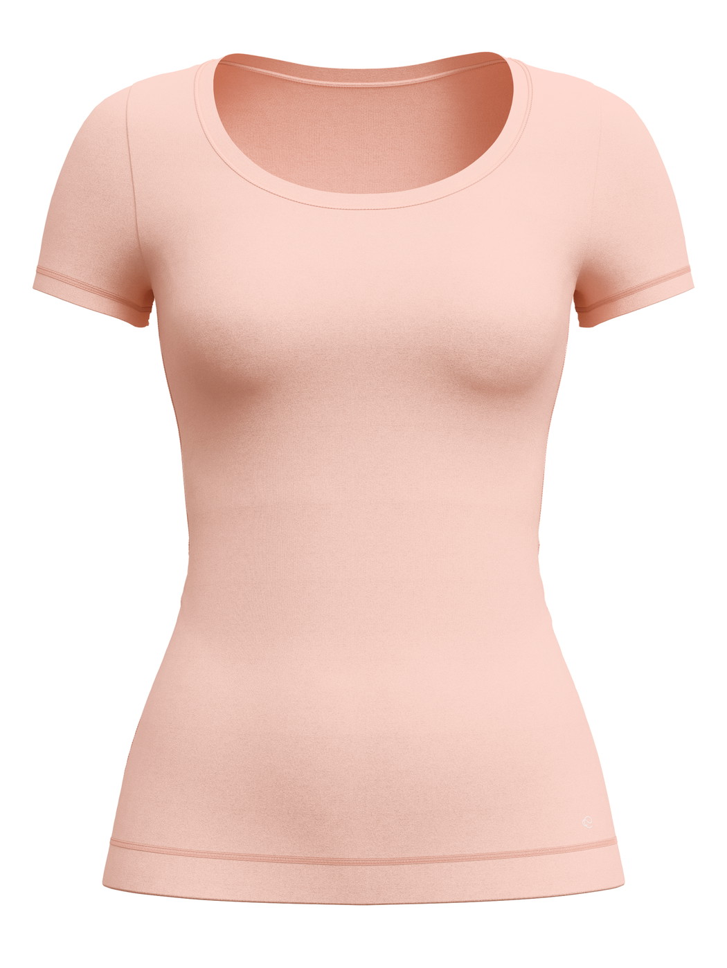 Femme - T-shirt à manches courtes en Modal de couleur Rose, Unicolore, de la série Soft Favourites de CALIDA