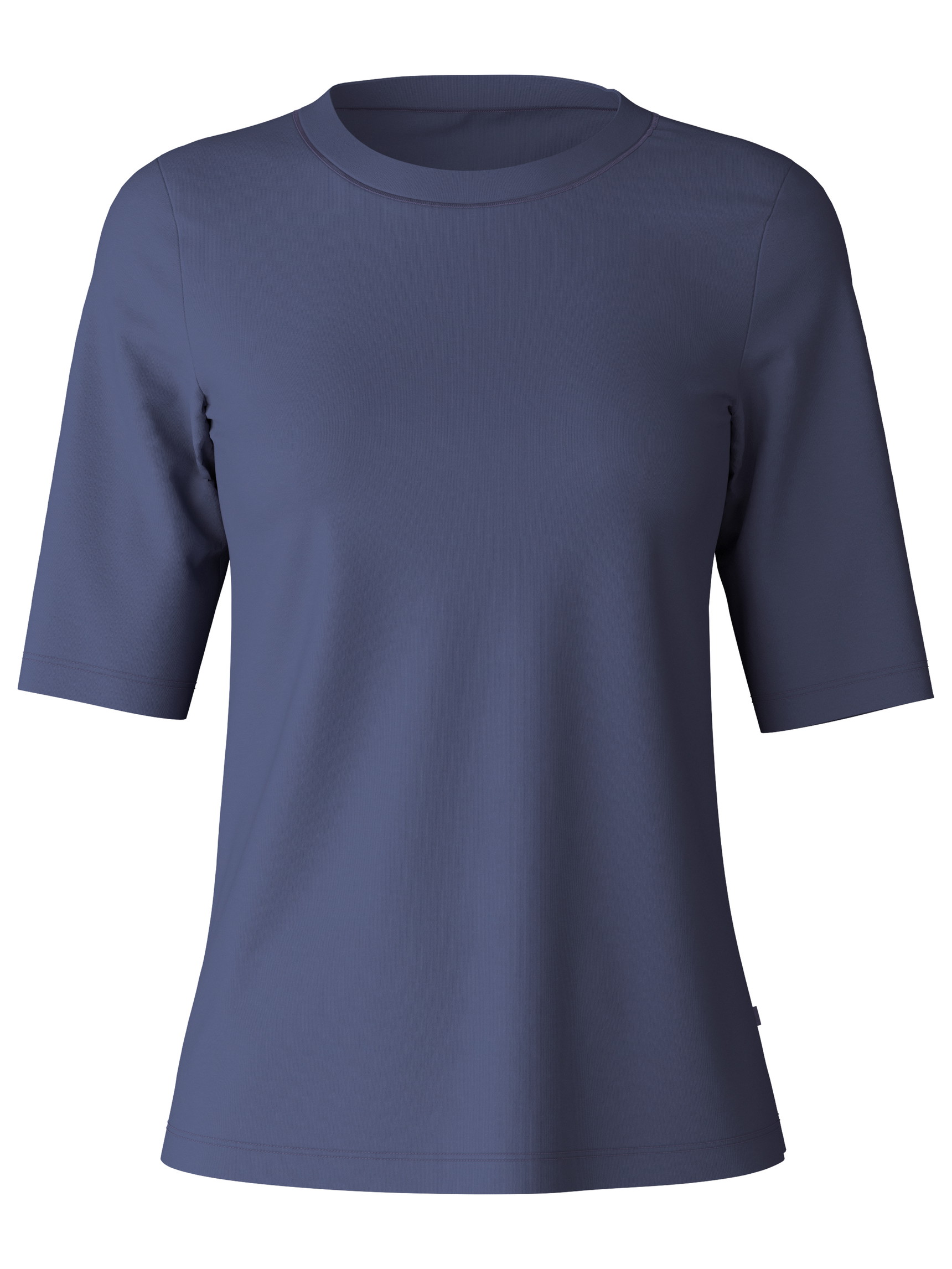 Donna - Shirt a manica corta in Cotone di colore Blu, Tinta unita, della serie Favourites Magic di CALIDA