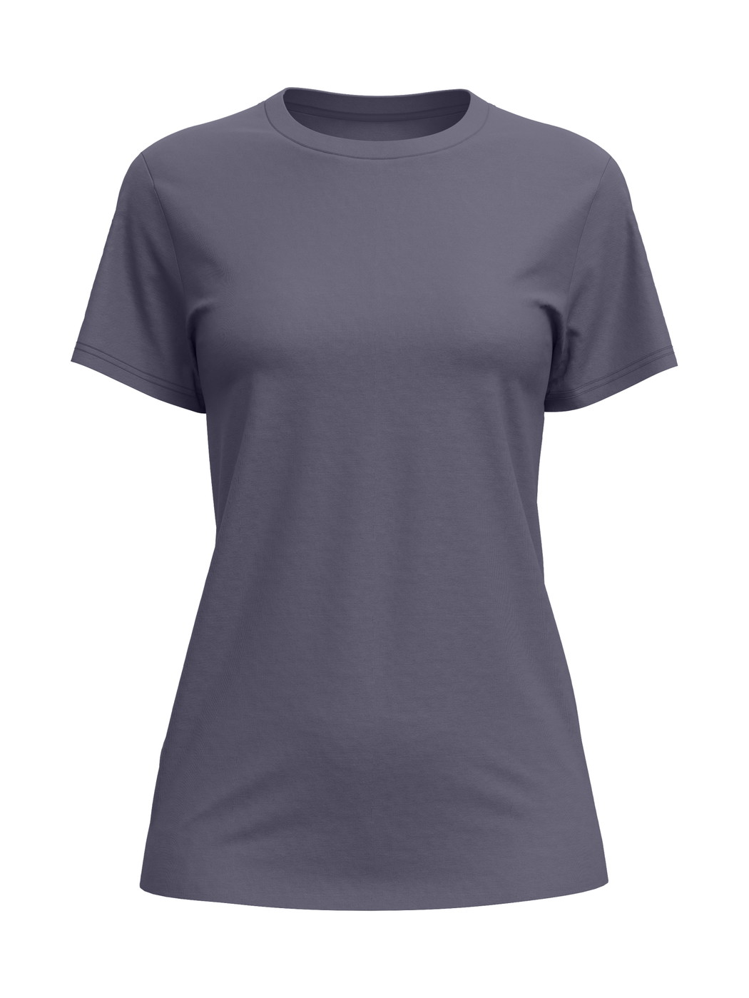 Donna - Shirt a manica corta in Modal di colore Grigio, Tinta unita, della serie Natural Skin di CALIDA
