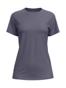 Donna - Shirt a manica corta in Modal di colore Grigio, Tinta unita, della serie Natural Skin di CALIDA