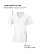 Homme - T-Shirt à manches courtes en Modal de couleur Blanc, Unicolore, de la série Clean Line de CALIDA