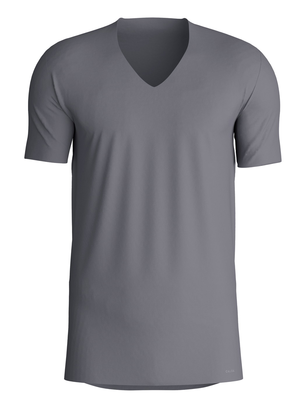 Men - V-shirt made of Modal in Grey, Unicoloured, from the Clean Line series by CALIDA