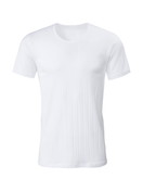 Herren - T-Shirt, Rundhals aus Baumwolle in Weiß, Einfarbig aus Serie Pure & Style von CALIDA