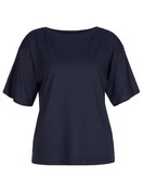 Women - Shirt short sleeve made of Modal in Blue, Unicoloured, from the DSW Balancing series by CALIDA