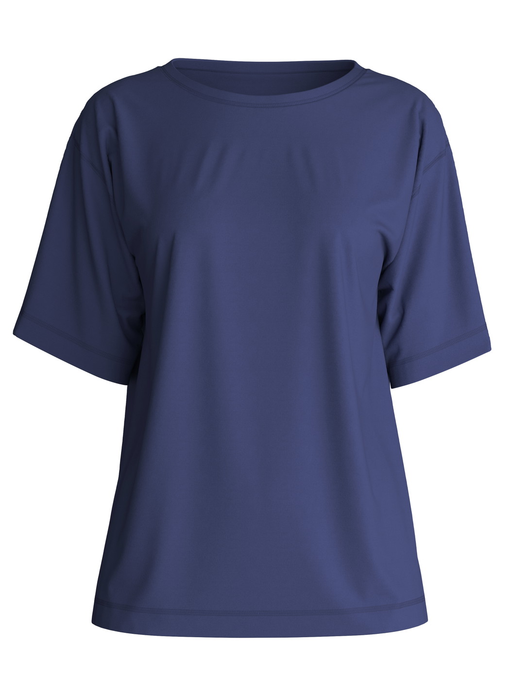 Women - Shirt short sleeve made of Modal in Blue, Unicoloured, from the DSW Balancing series by CALIDA