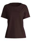 Women - Shirt short sleeve made of 100% Cotton in Red, Unicoloured, from the Favourites Botanic series by CALIDA