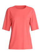 Women - Short-sleeved shirt made of 100% Cotton in Orange, Unicoloured, from the Favourites Beach series by CALIDA