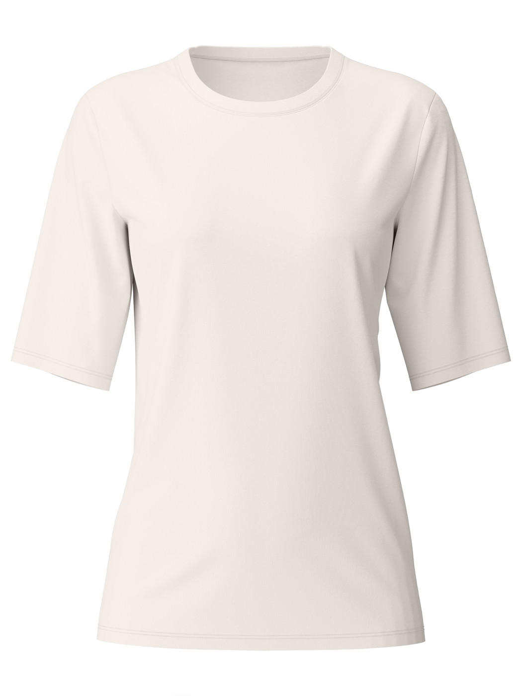 Women - Short-sleeved shirt made of 100% Cotton in White, Unicoloured, from the Favourites Sleep series by CALIDA