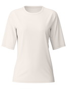Women - Short-sleeved shirt made of 100% Cotton in White, Unicoloured, from the Favourites Sleep series by CALIDA