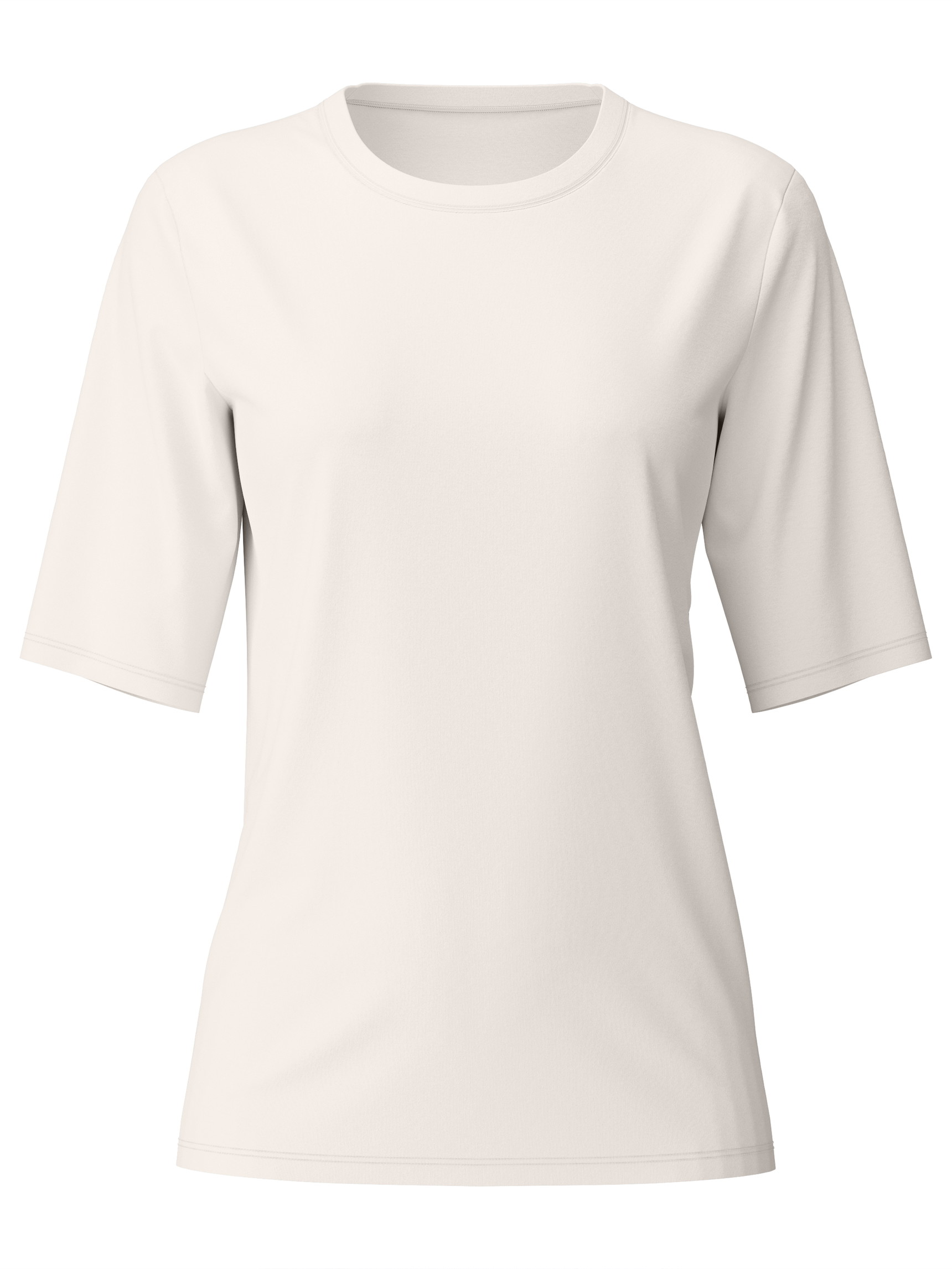 Women - Short-sleeved shirt made of 100% Cotton in White, Unicoloured, from the Favourites Sleep series by CALIDA