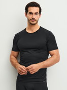 Men model is wearing  made of Polyamide in Black, Unicoloured from the Micro Stretch series by CALIDA, Front view