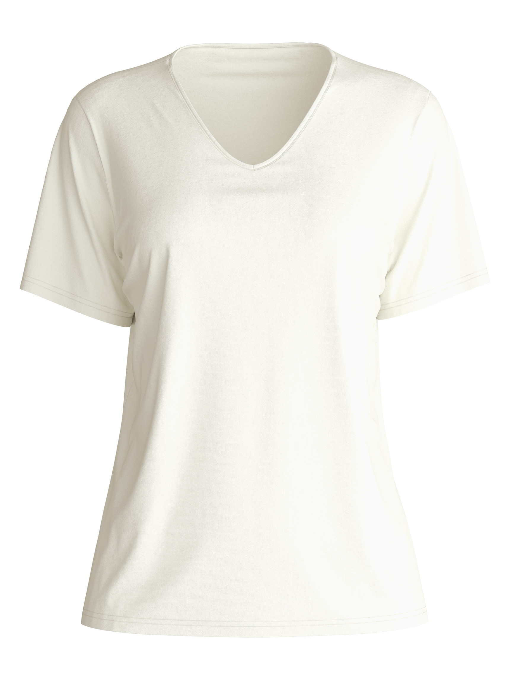 Women - Shirt shortsleeve made of 100% Cotton in White, Unicoloured, from the Favourites Ocean series by CALIDA