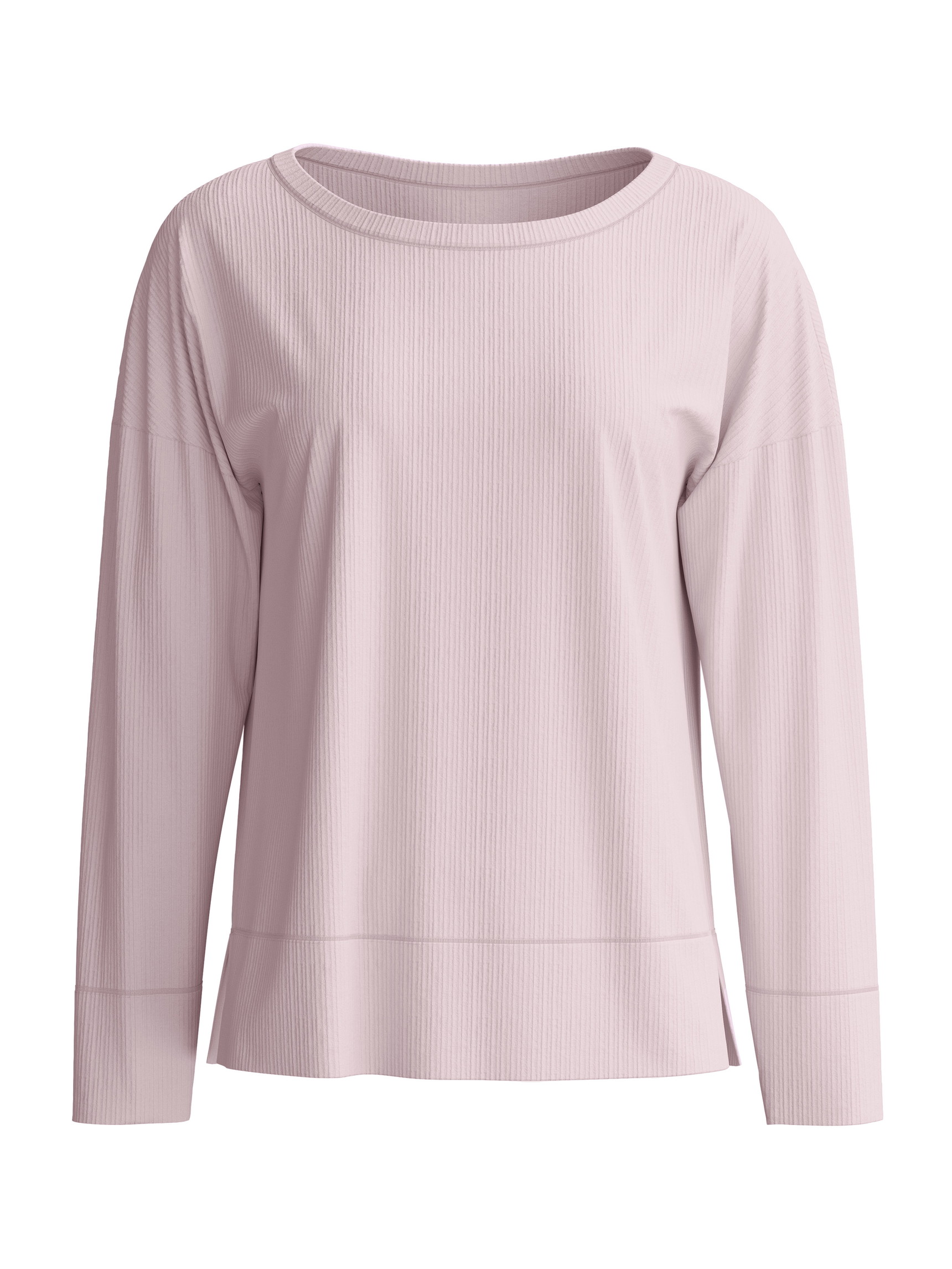 Donna - Shirt a manica lunga in Modal di colore Viola, Tinta unita, della serie Feminine Lounge di CALIDA