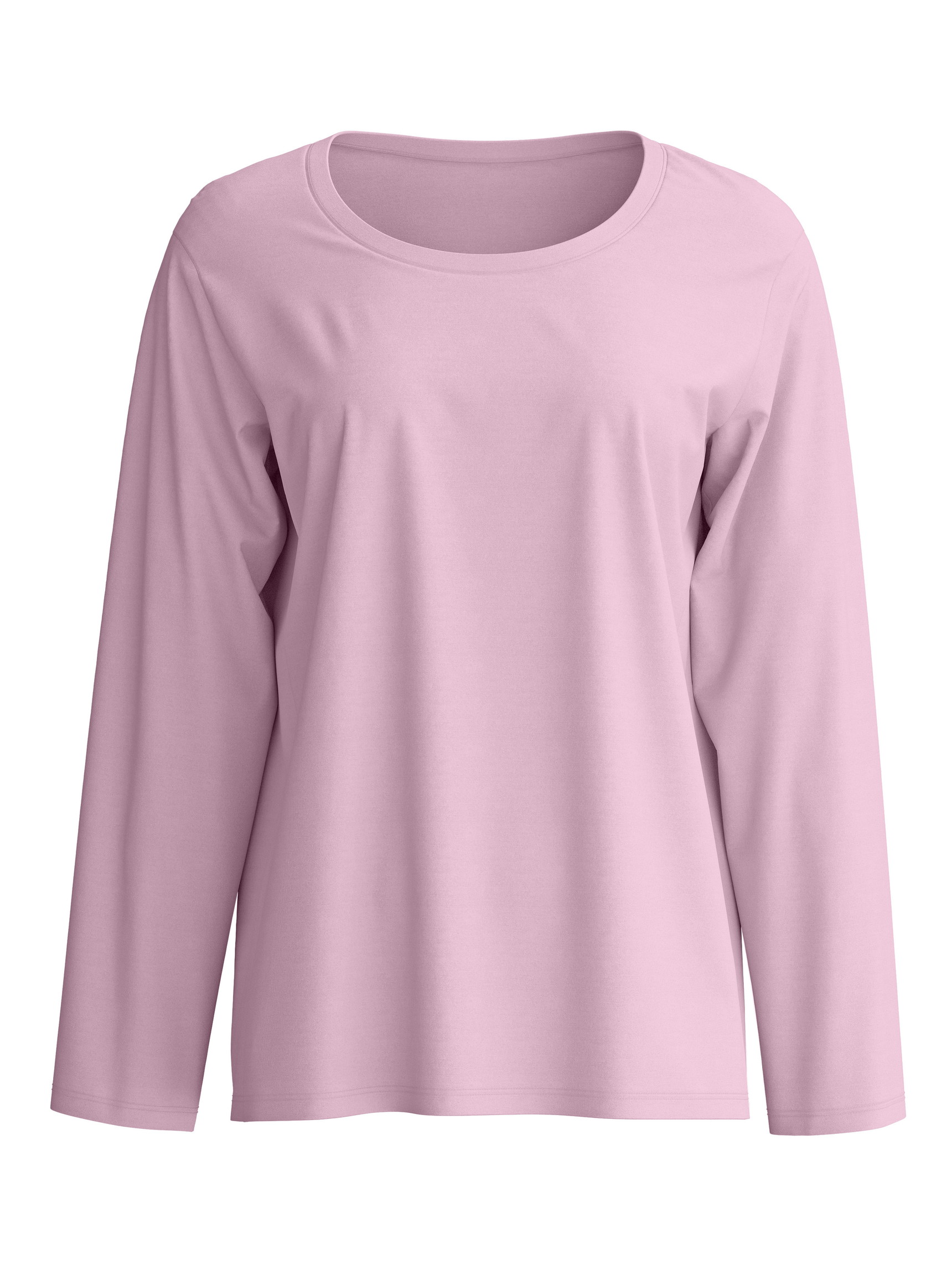 Damen - Langarm-Shirt aus Modal in Violett, Einfarbig aus Serie DSW Balancing von CALIDA