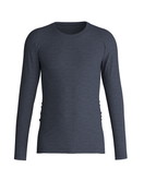 Men - Wool-silk long-sleeved shirt made of Wool in Blue, Unicoloured, from the Wool & Silk series by CALIDA