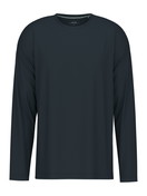 Homme - T-shirt à manches longues en 100% coton de couleur Bleu, Unicolore, de la série Remix Basic Sleep de CALIDA