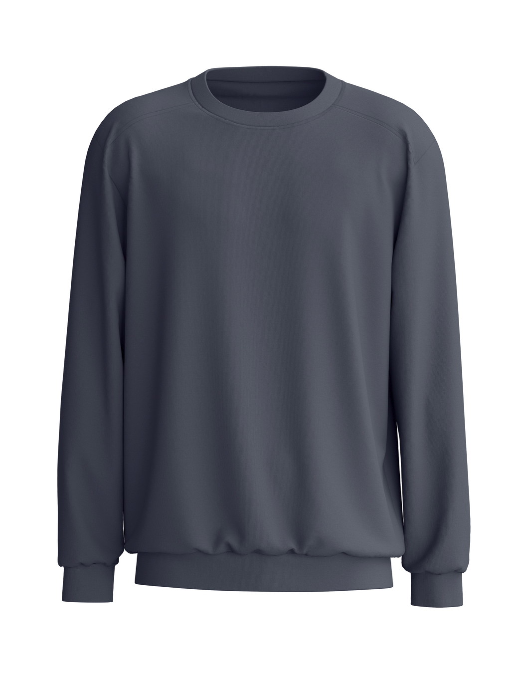 Men - Sweatshirt made of Cotton in Grey, Unicoloured, from the RMX Lounge Casual series by CALIDA