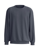 Men - Sweatshirt made of Cotton in Grey, Unicoloured, from the RMX Lounge Casual series by CALIDA